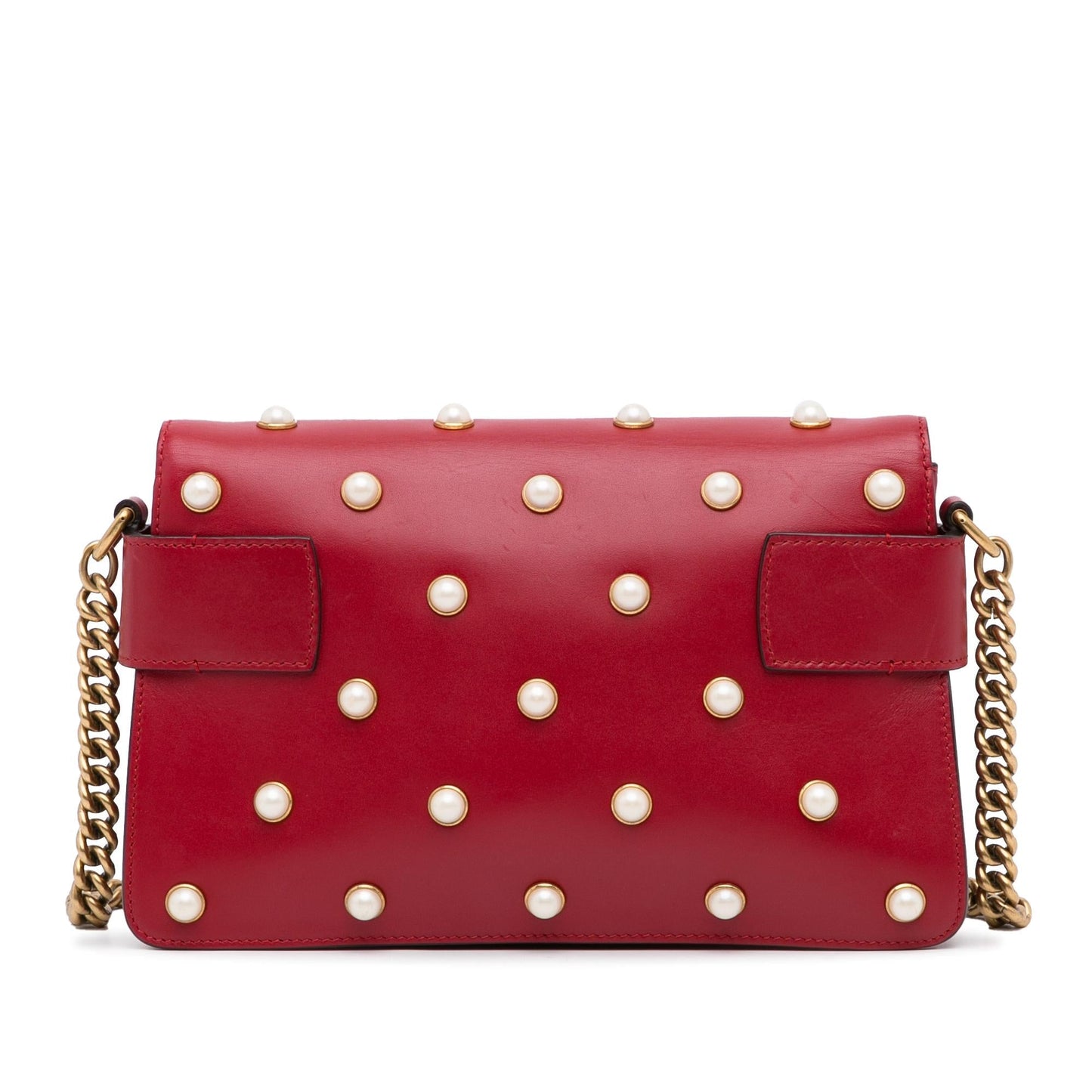Gucci Mini Queen Margaret Broadway Leather Satchel (SHG-3ul90T)