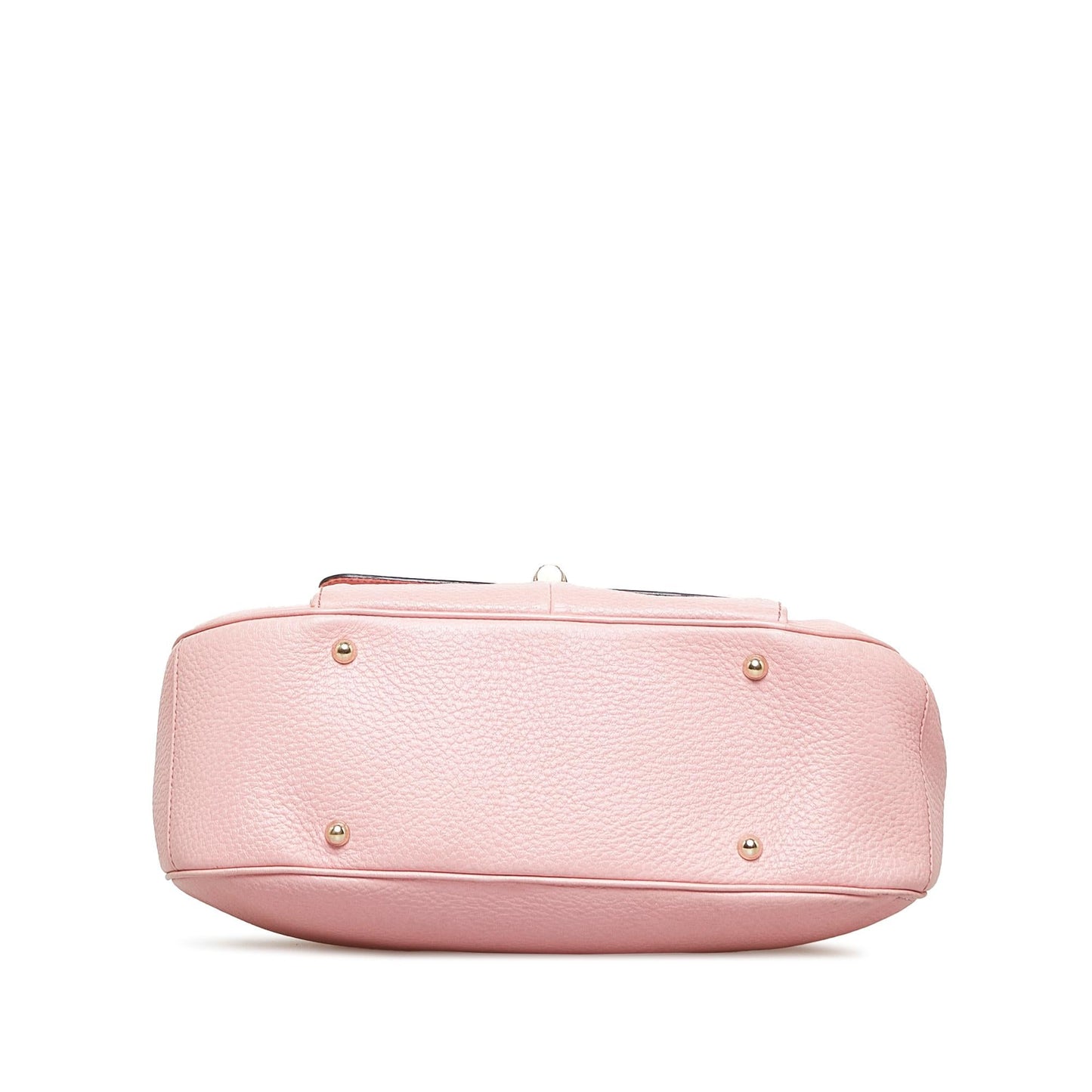 Gucci Nailhead Bamboo Handbag (SHG-InJ5MJ)