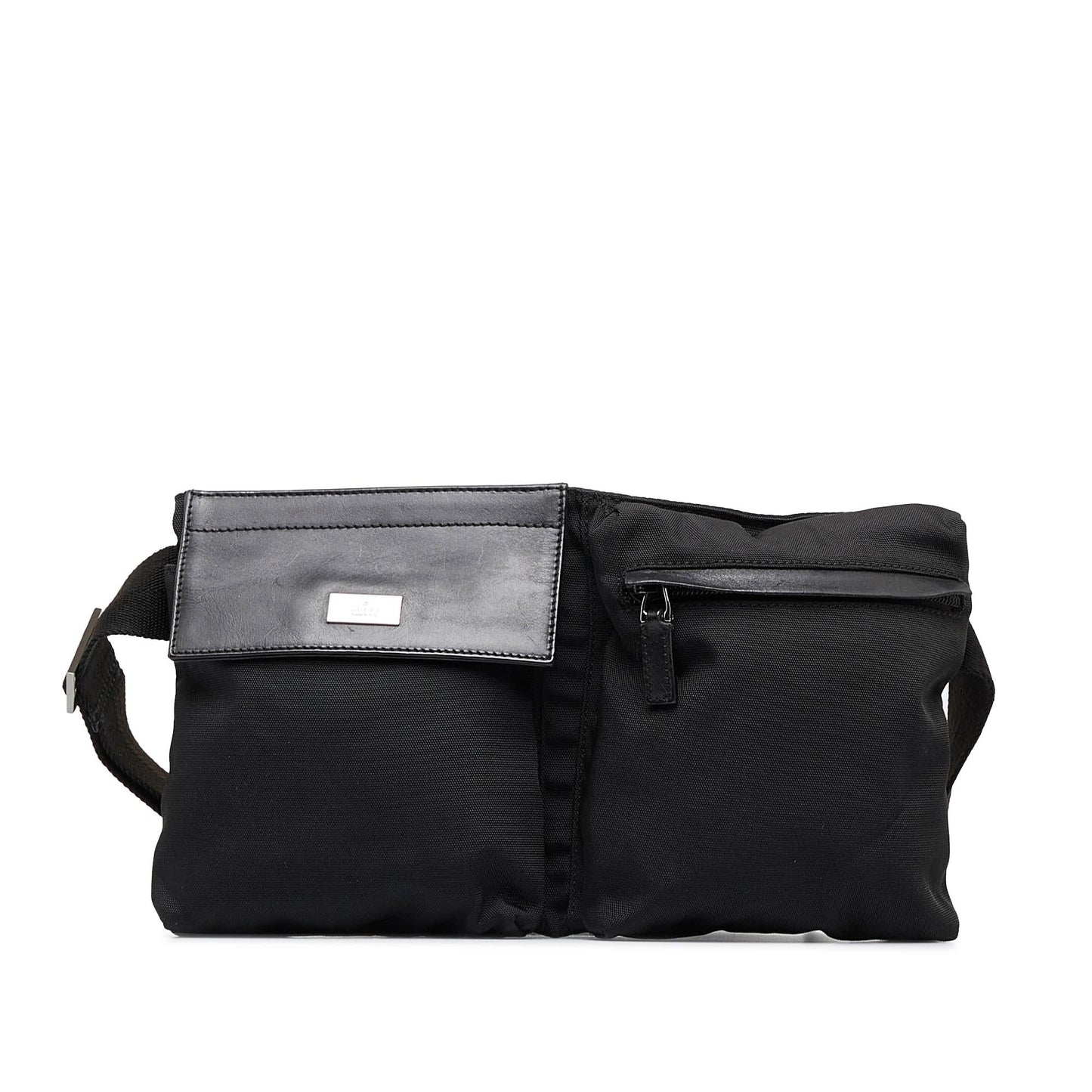 Gucci Nylon Double Pocket Belt Bag (SHG-CAEYaO)