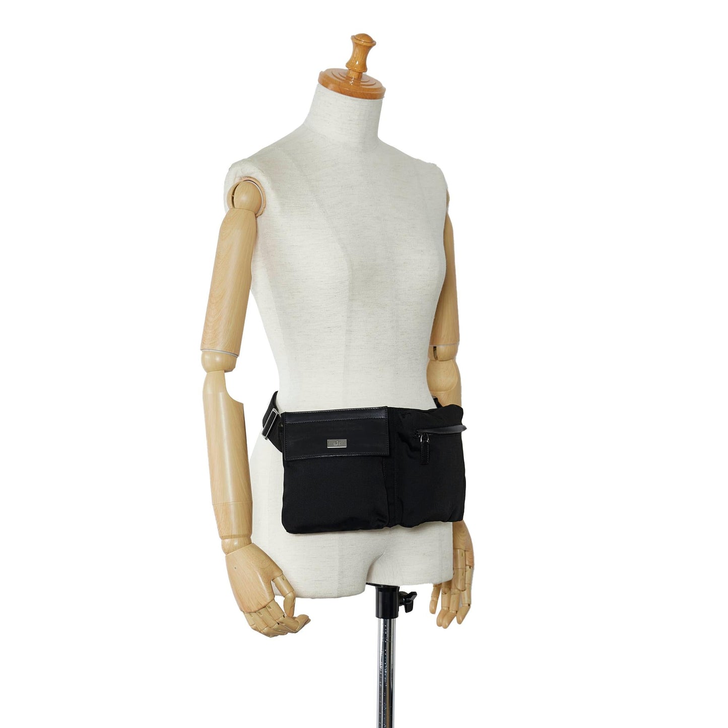 Gucci Nylon Double Pocket Belt Bag (SHG-CAEYaO)