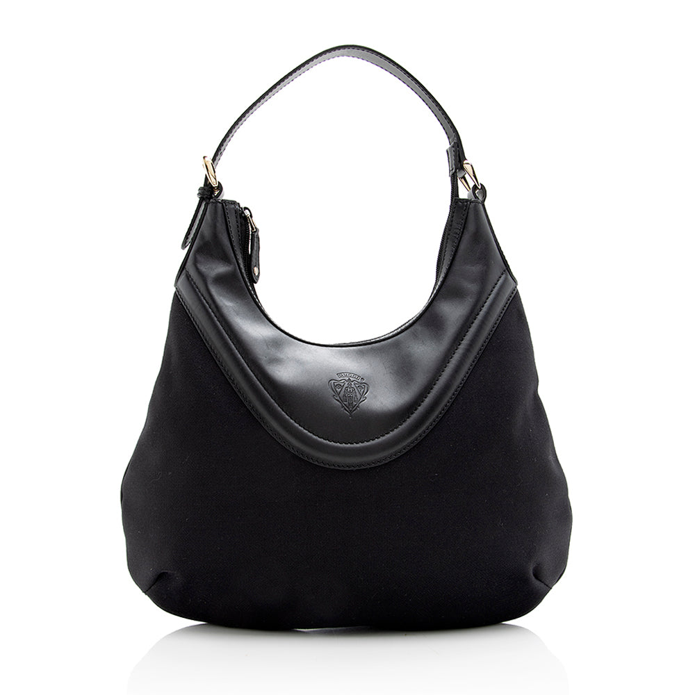 Gucci Nylon Leather Hobo - FINAL SALE
