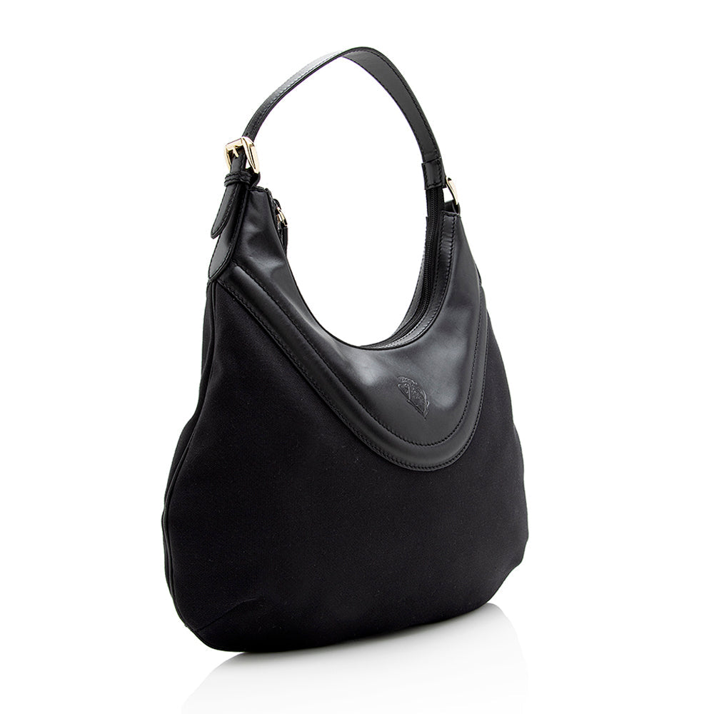 Gucci Nylon Leather Hobo - FINAL SALE
