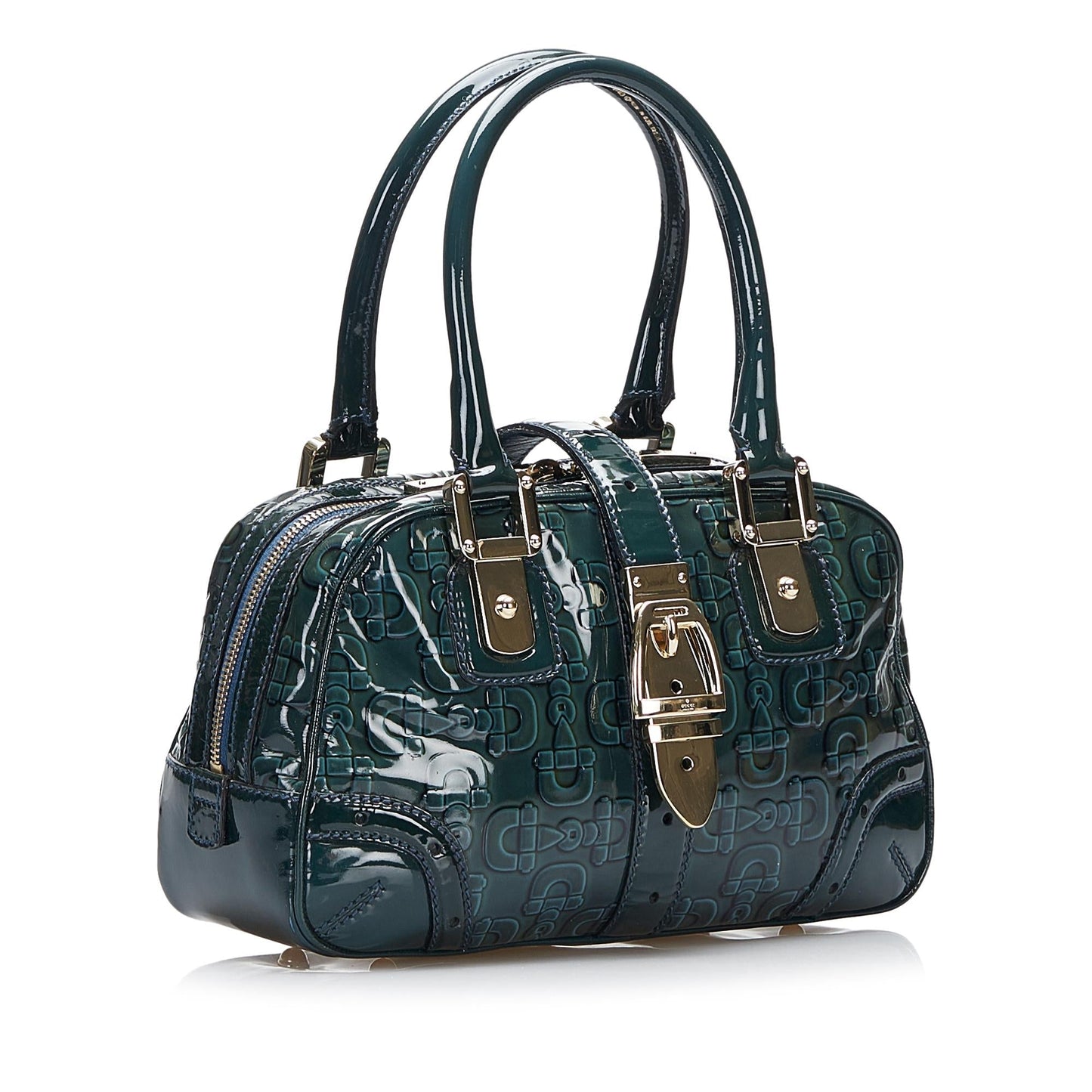 Gucci Patent Horsebit Handbag (SHG-eObUnw)
