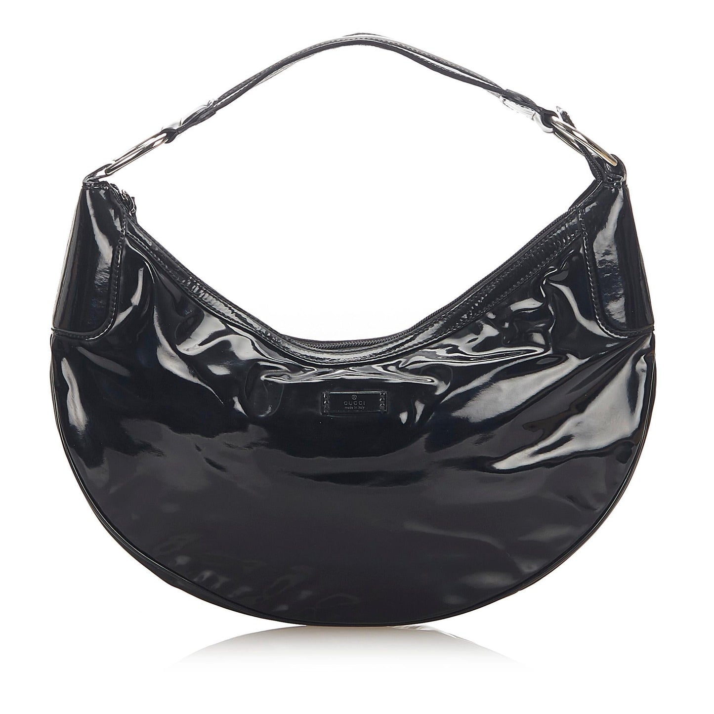 Gucci Patent Leather Hobo Bag