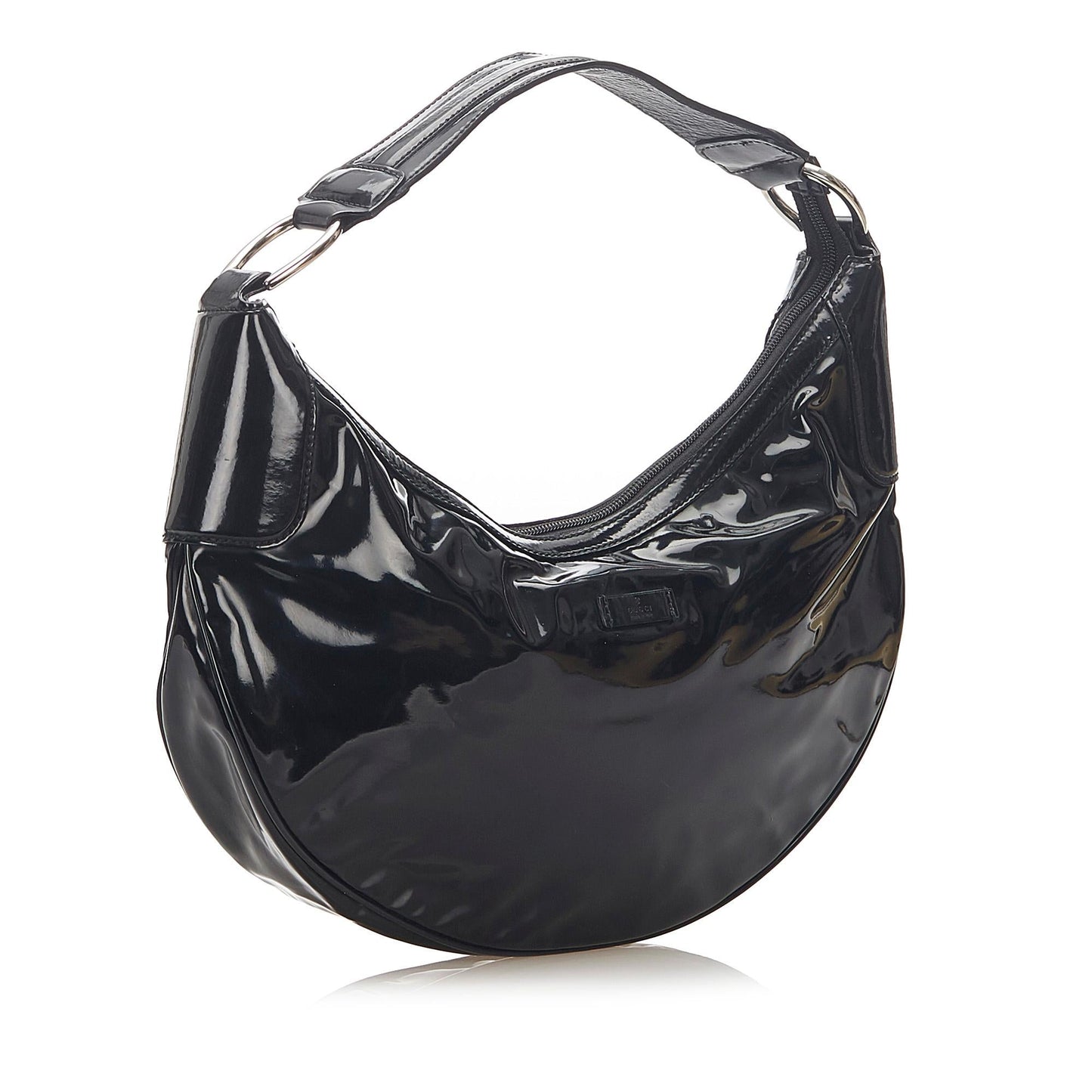 Gucci Patent Leather Hobo Bag