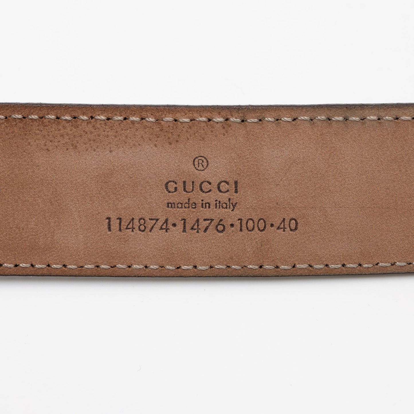 Gucci Patent Leather Microguccissima Interlocking G Narrow Belt - Size 40 / 100 (SHF-UcAdV9)