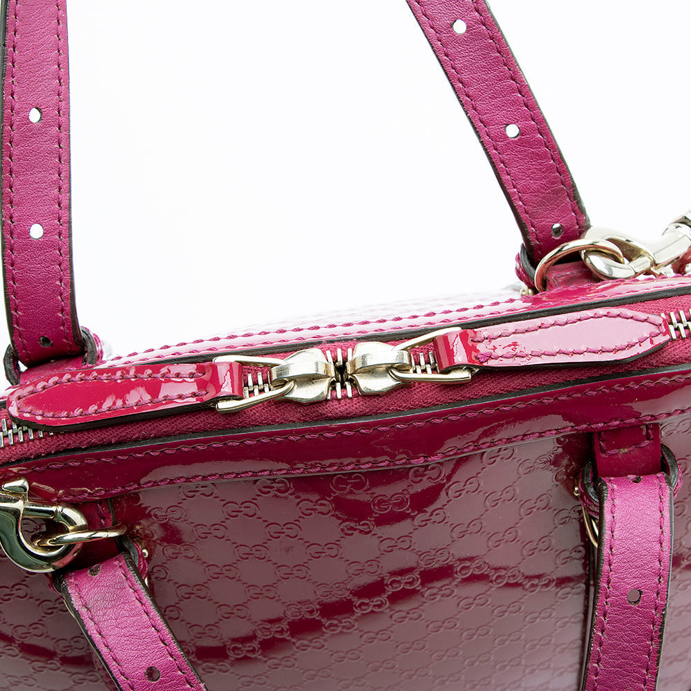 Gucci Microguccissima Patent Leather ]Nice Satchel