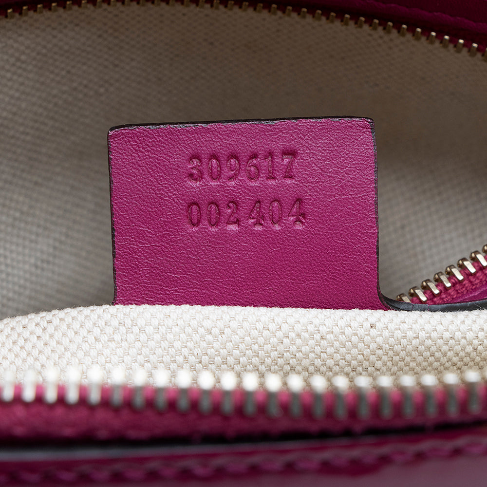 Gucci Microguccissima Patent Leather ]Nice Satchel