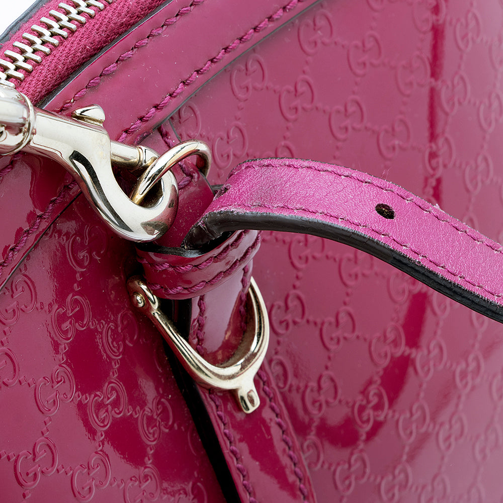 Gucci Microguccissima Patent Leather ]Nice Satchel
