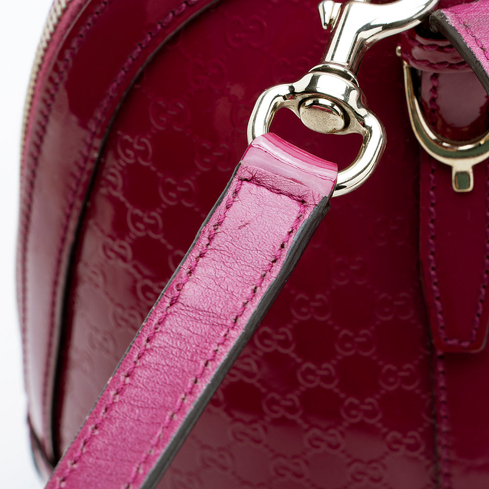 Gucci Microguccissima Patent Leather ]Nice Satchel