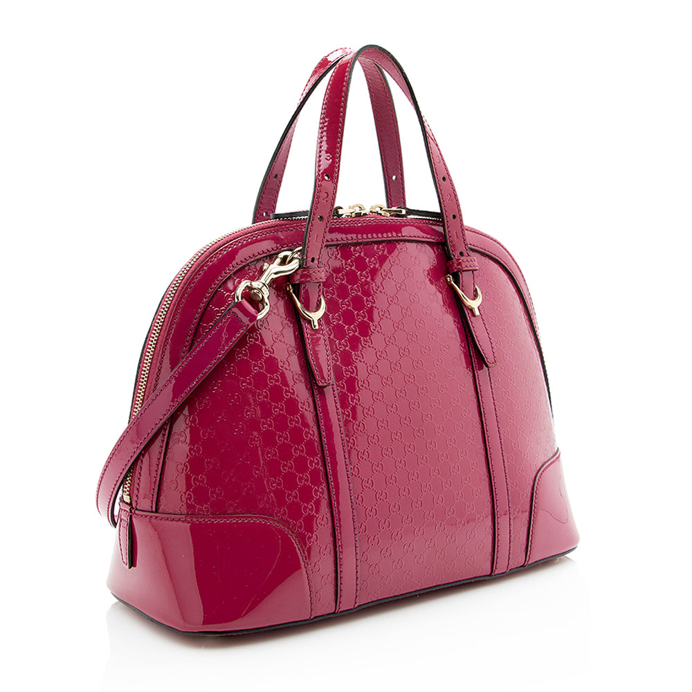 Gucci Microguccissima Patent Leather ]Nice Satchel