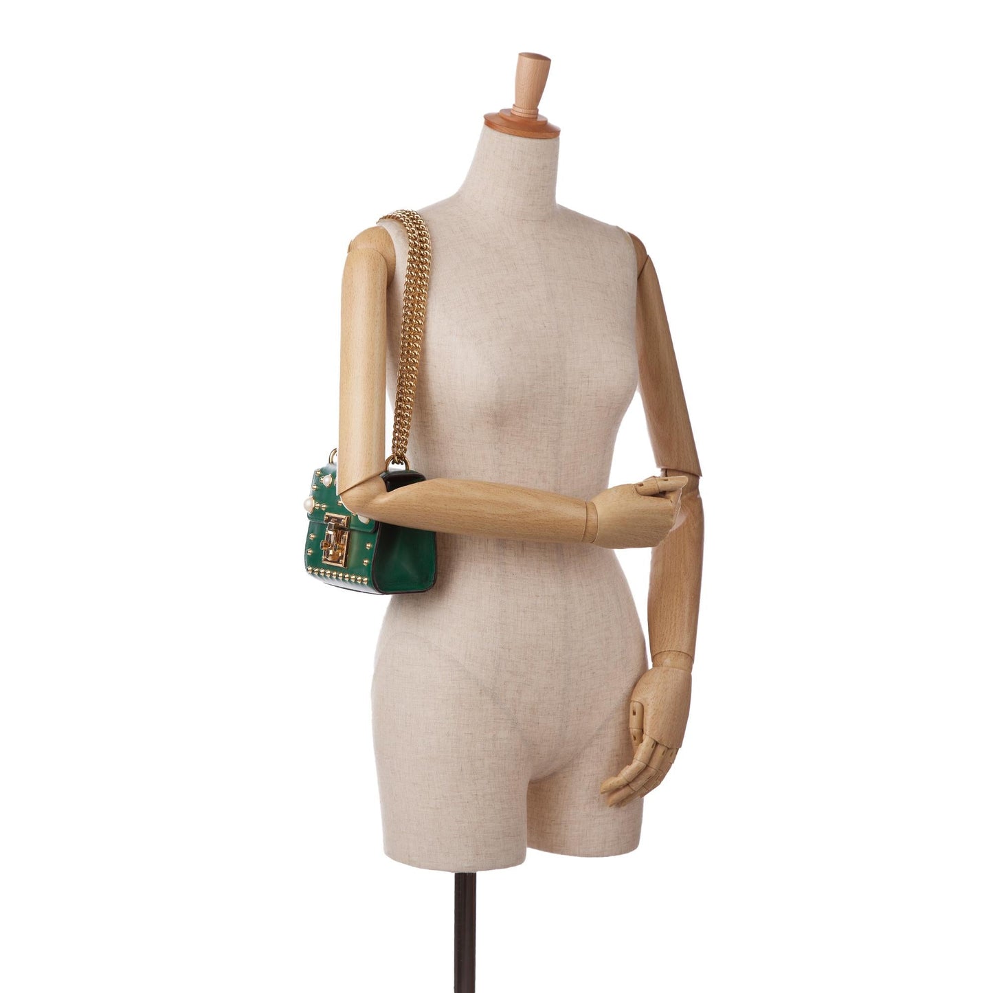 Gucci Pearl Studded Padlock (SHG-hZTmgn)