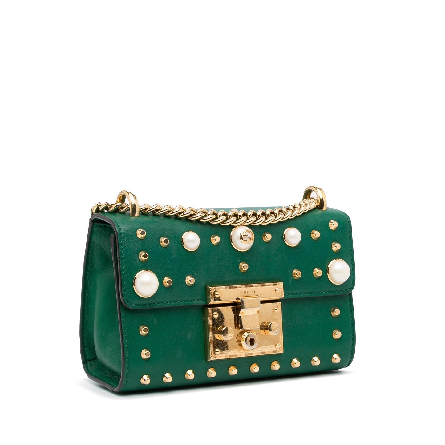 Gucci Pearl Studded Padlock (SHG-hZTmgn)