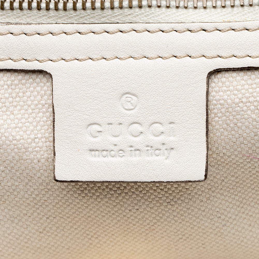 Gucci Python GG Running Large Satchel