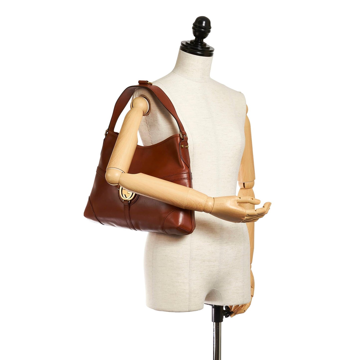 Gucci Reins Leather Hobo Bag
