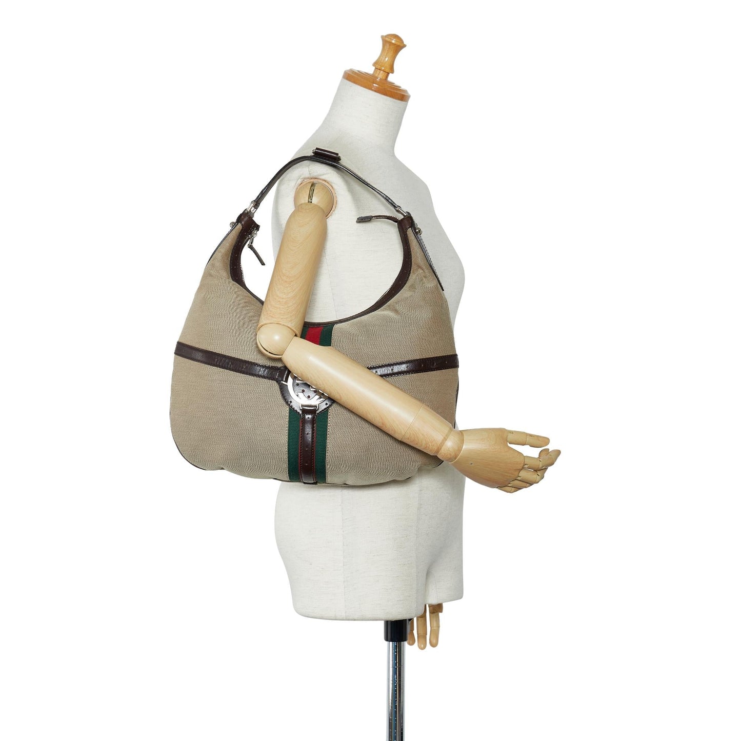 Gucci Reins Web Hobo (SHG-jEuXqe)