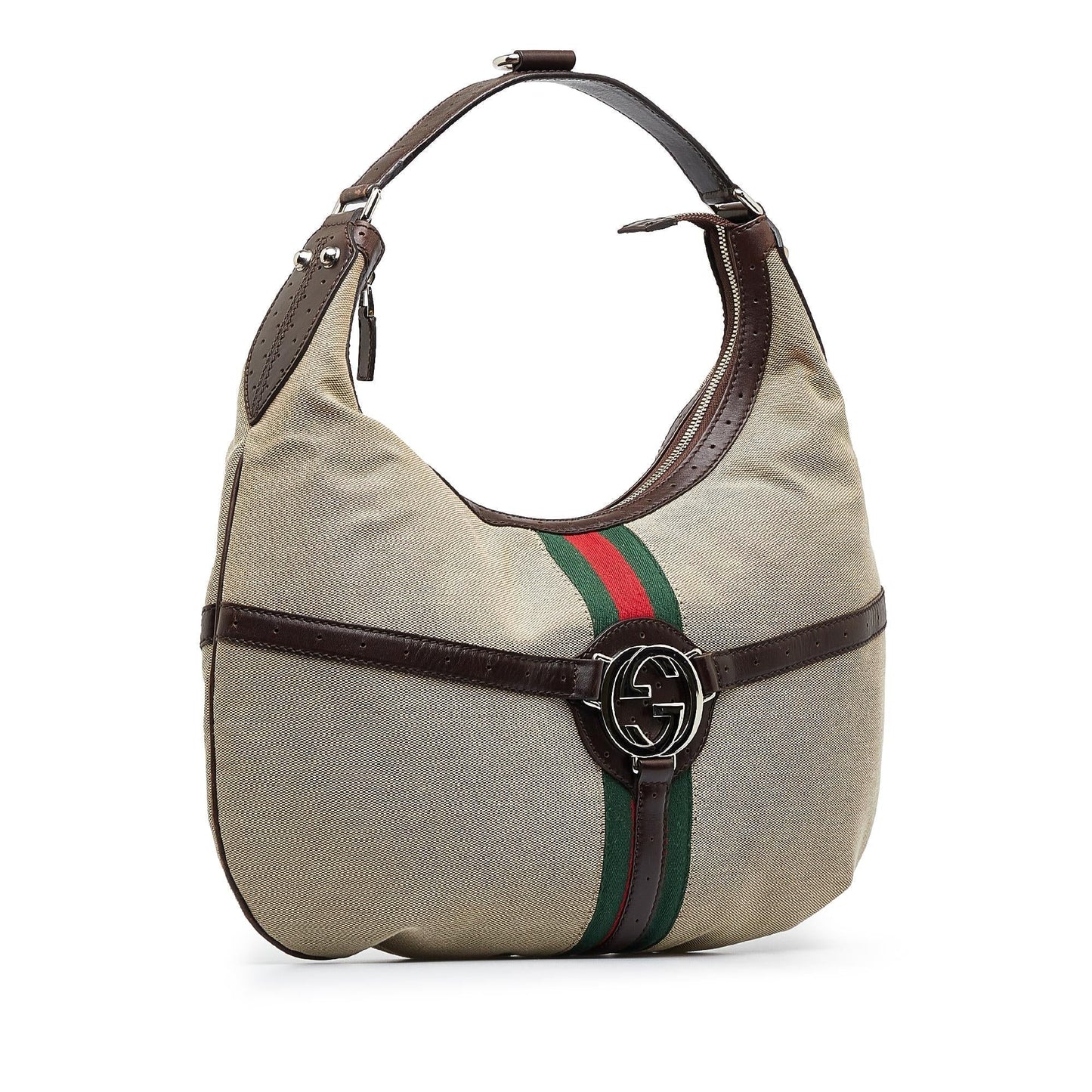 Gucci Reins Web Hobo (SHG-jEuXqe)