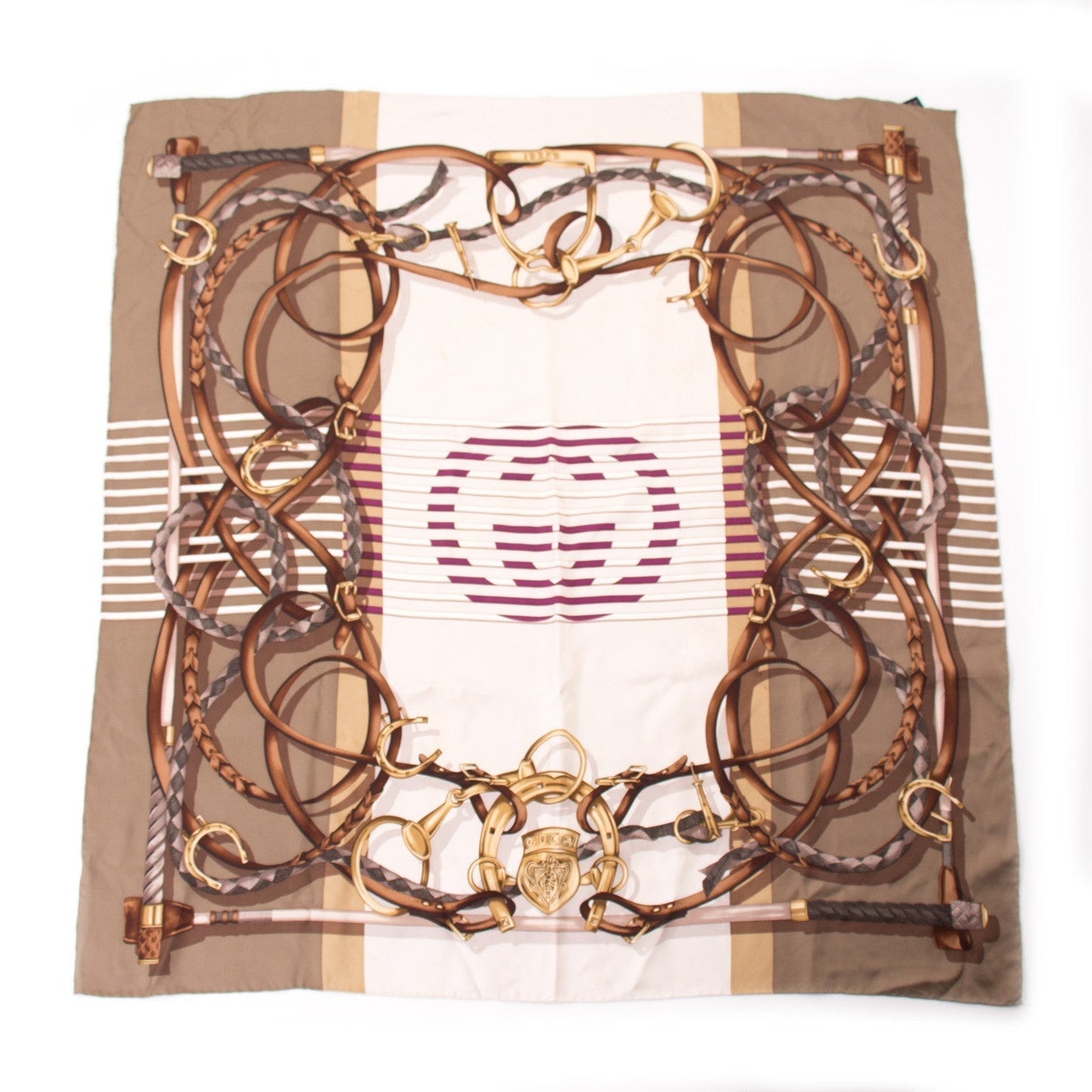 Gucci GG Printed Silk Scarf