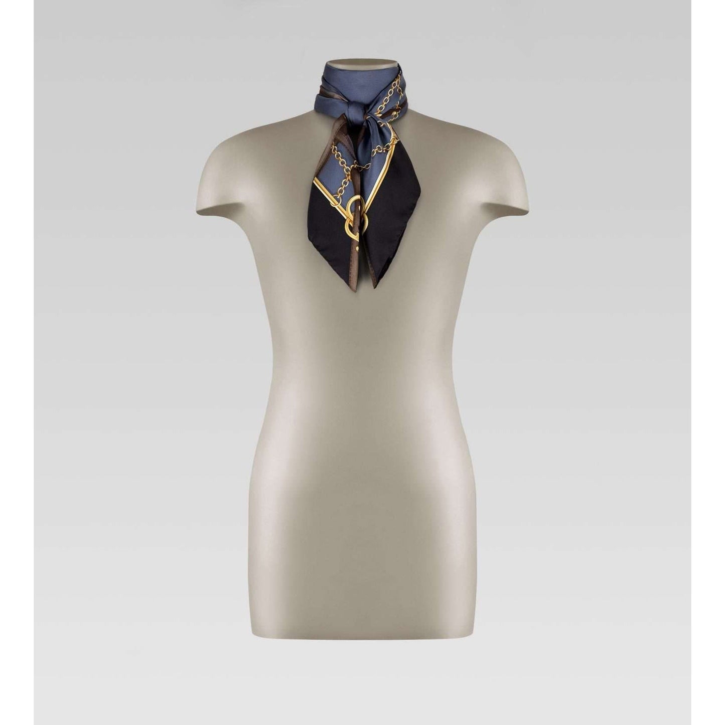 Gucci Shadow Grey Relia Print Foulard (GGSH111)