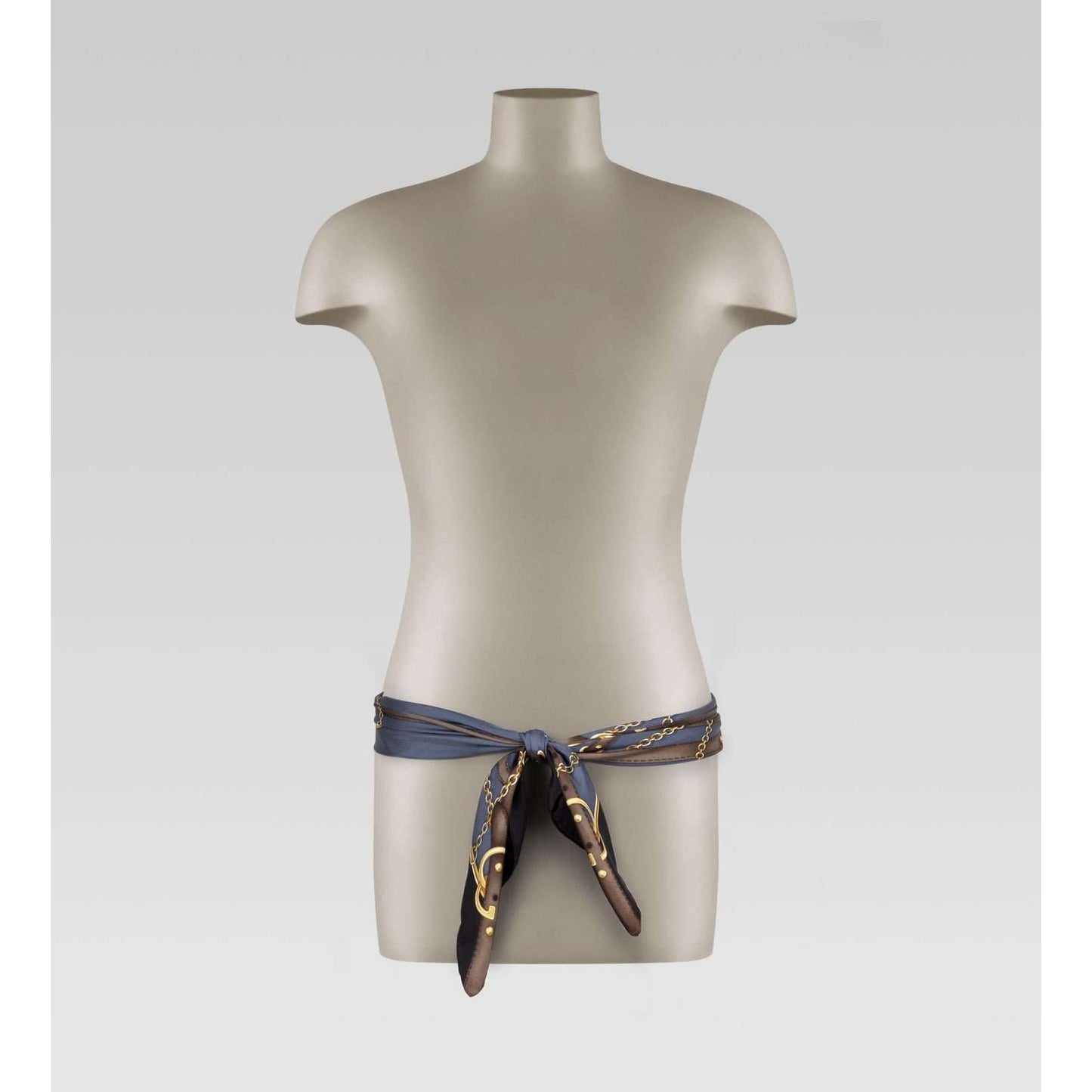 Gucci Shadow Grey Relia Print Foulard (GGSH111)