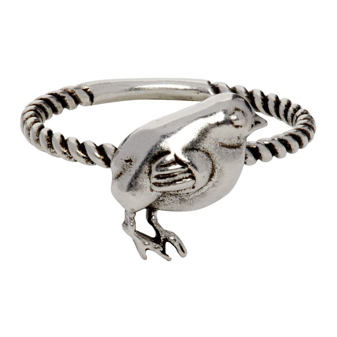Gucci Chick Motif Ring in Silver