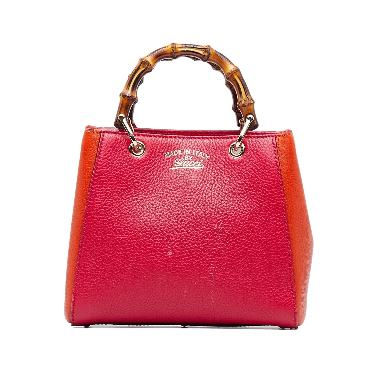 Gucci Small Bicolor Bamboo Shopper (SHG-EwGBDy)