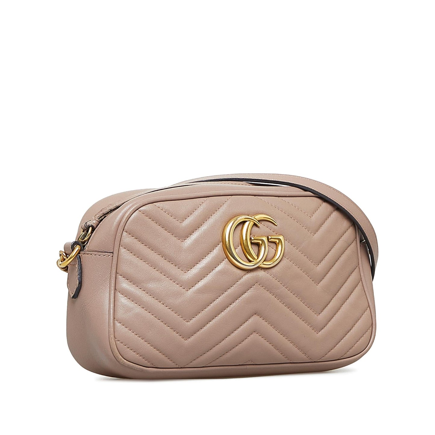 Gucci Small GG Marmont Matelasse Crossbody Bag (SHG-hny90r)