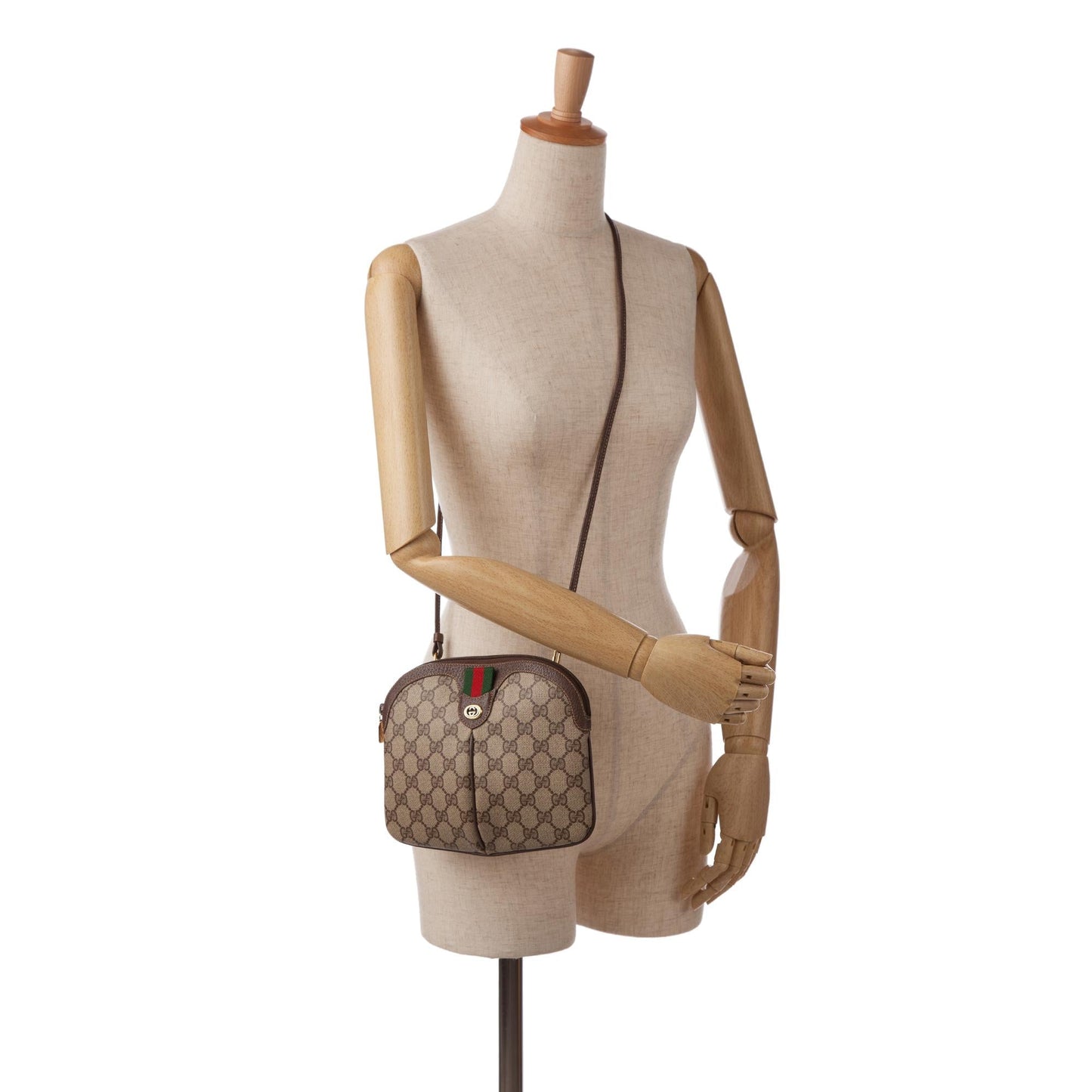 Gucci Small GG Supreme Web Crossbody Bag (SHG-FByGIi)