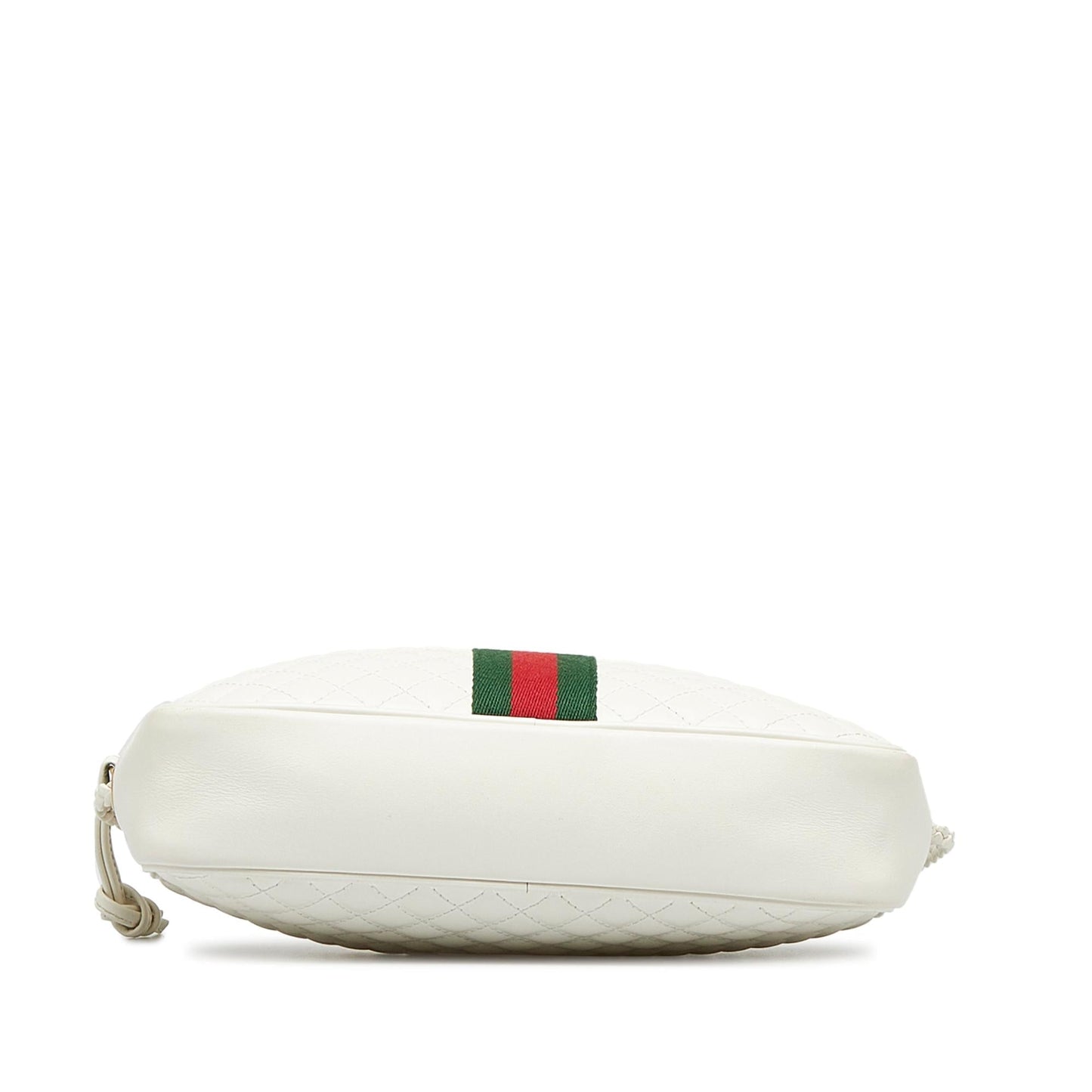 Gucci Small Leather Web Trapuntata Crossbody (SHG-2gYJQ8)