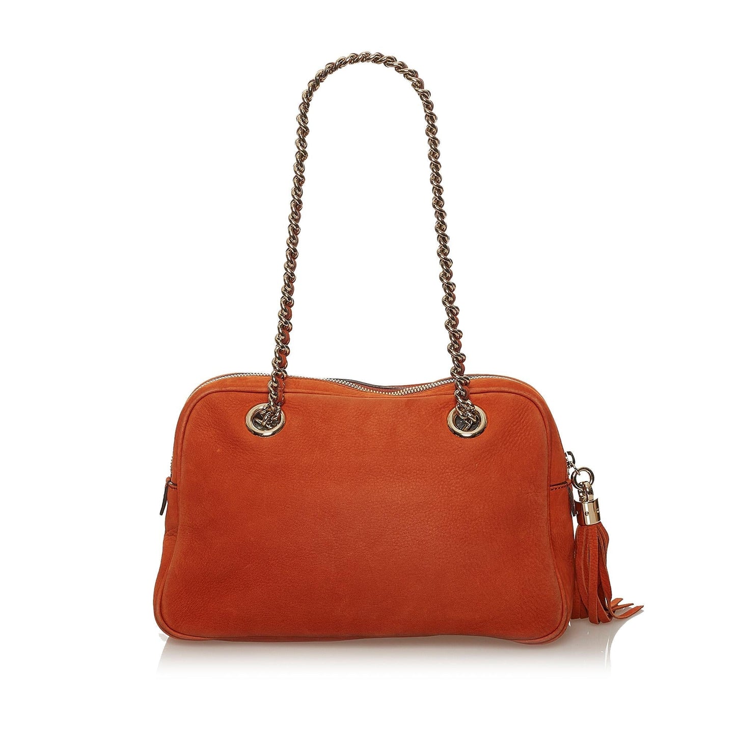 Gucci Soho Chain Nubuck Leather Shoulder Bag