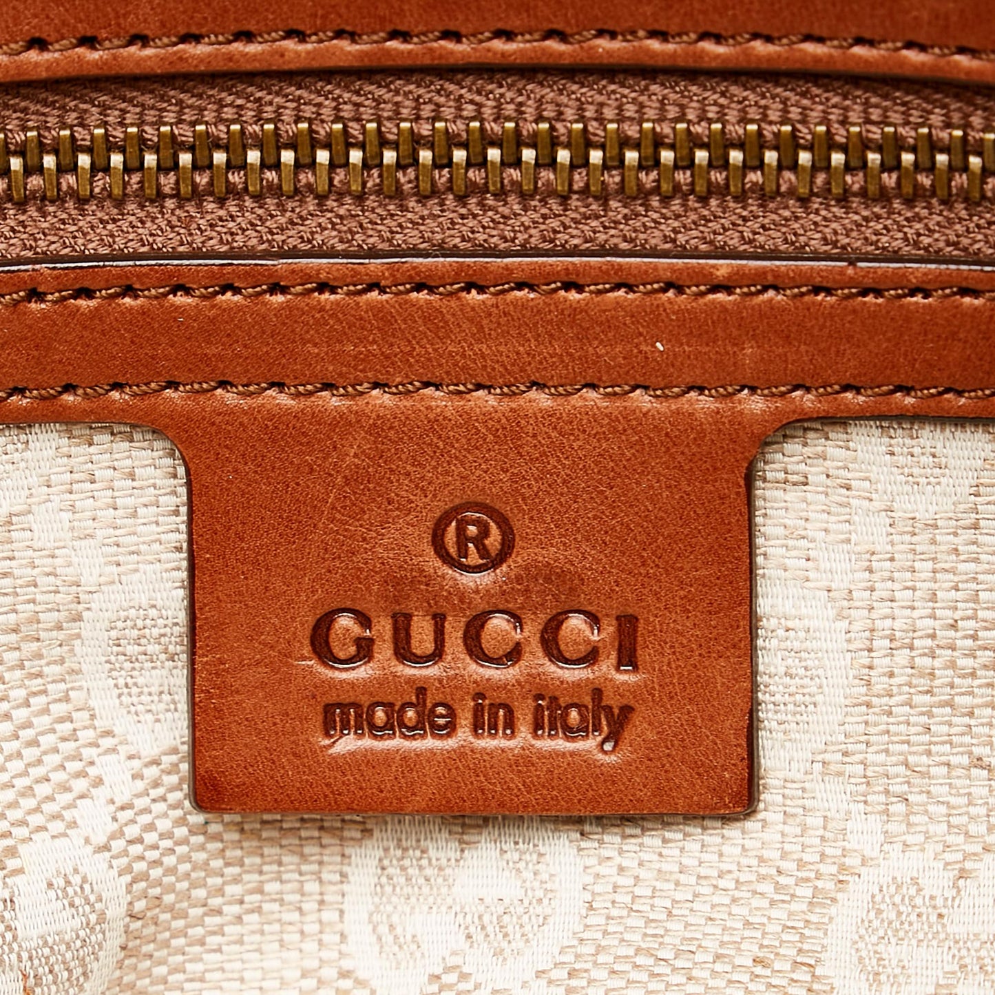 Gucci Stirrup Leather Shoulder Bag