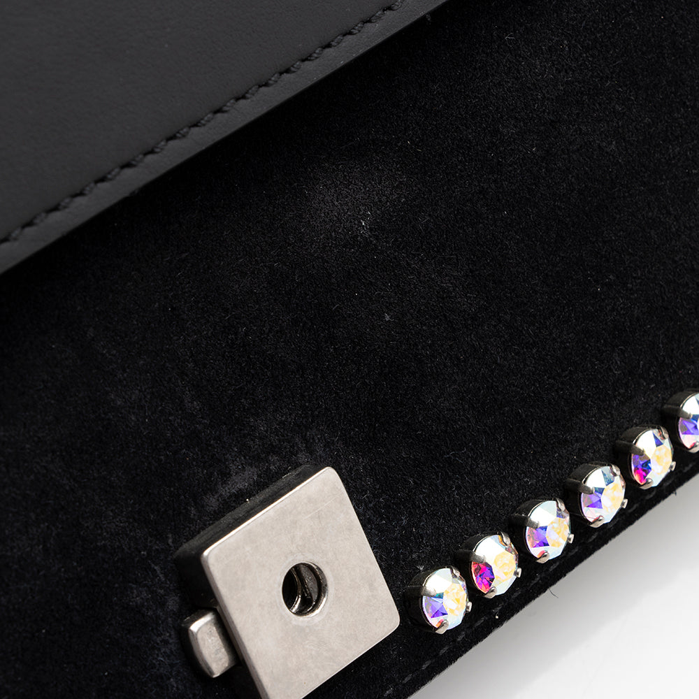 Gucci Suede Crystal Dionysus Small Shoulder Bag
