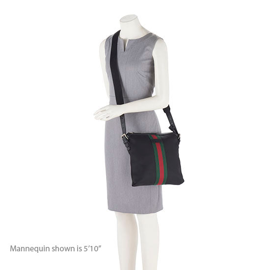 Gucci Techno Canvas Web Messenger Bag