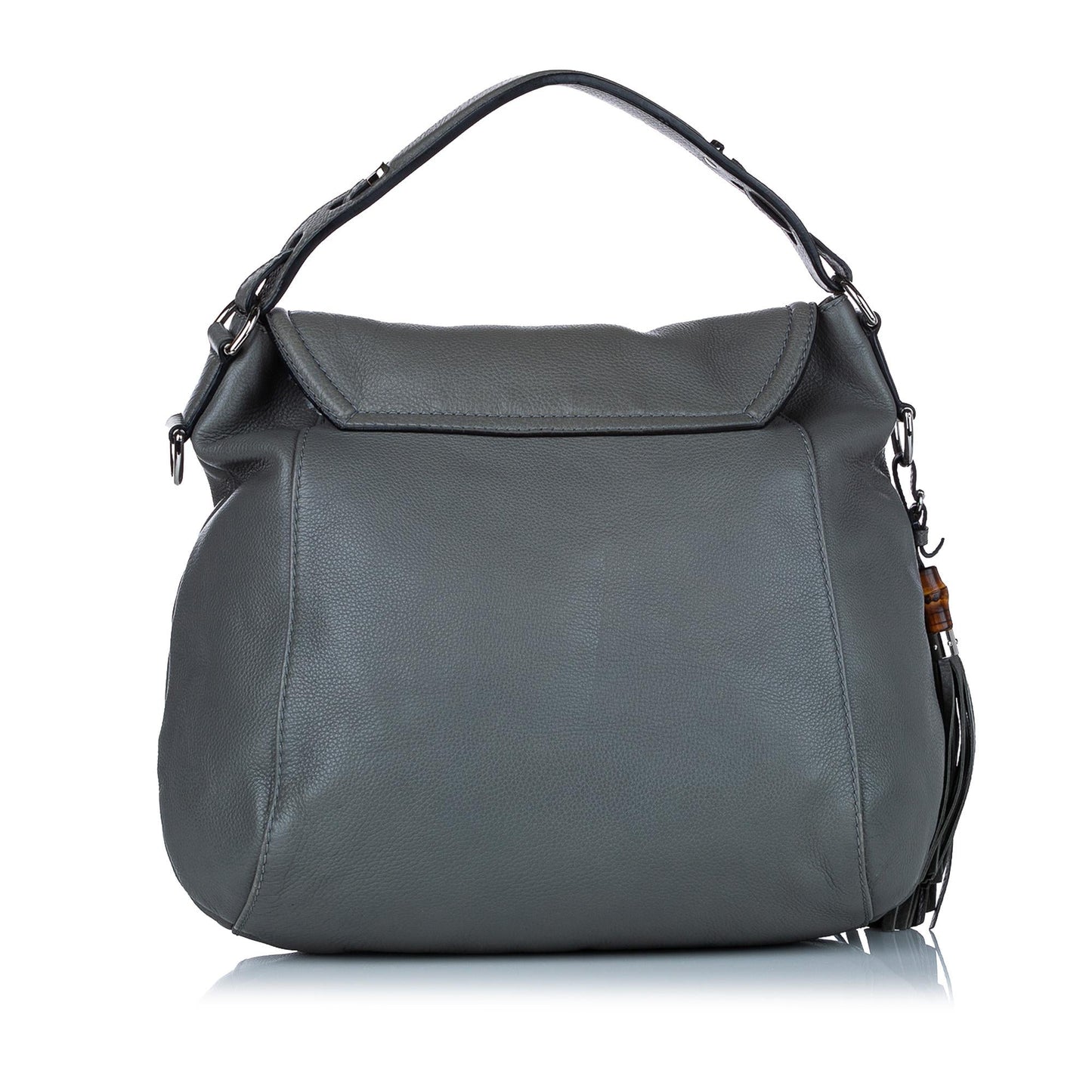 Gucci Techno Horsebit Leather Satchel