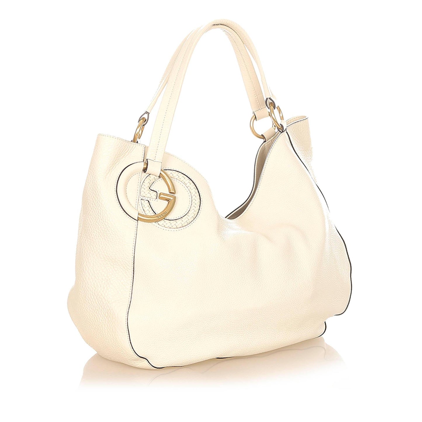 Gucci Twill Leather Tote Bag (SHG-20667)