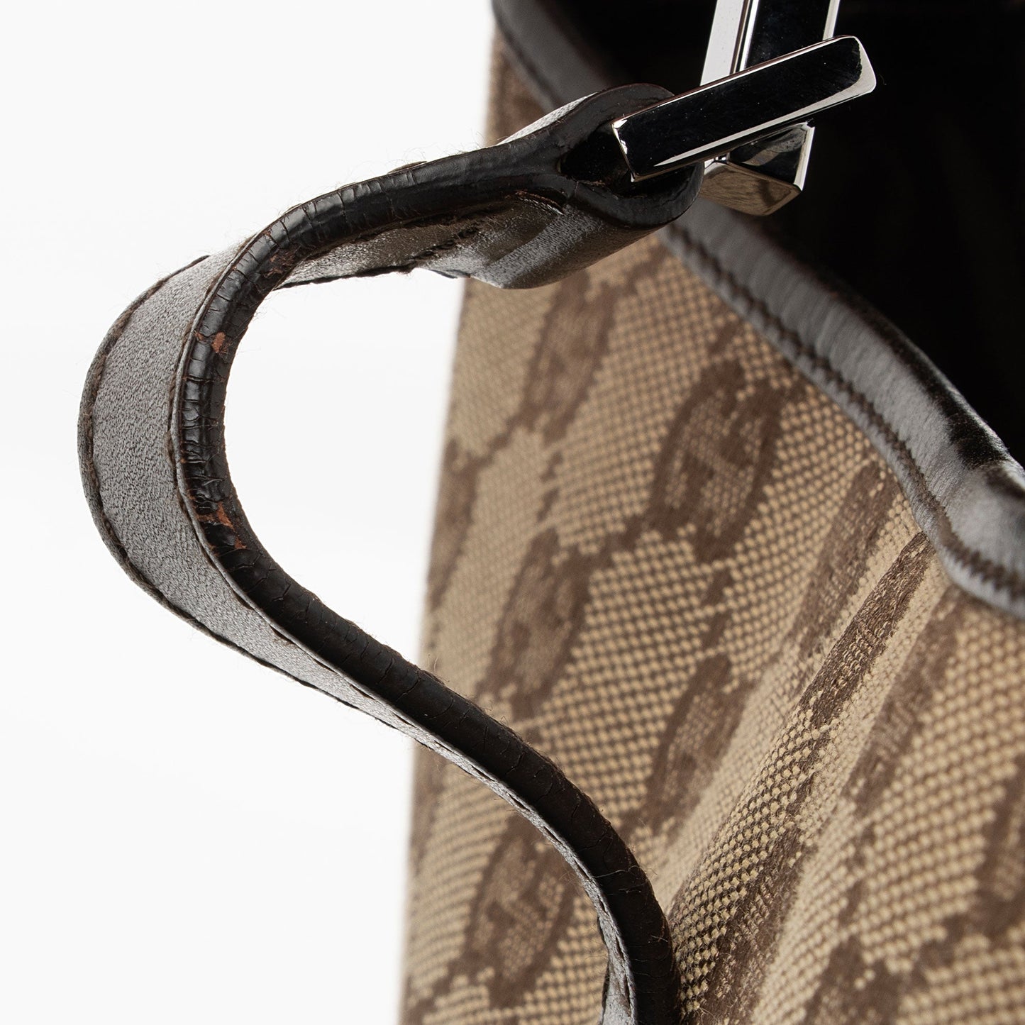 Gucci Vintage GG Canvas Jackie Hobo (SHF-0vIVSI)