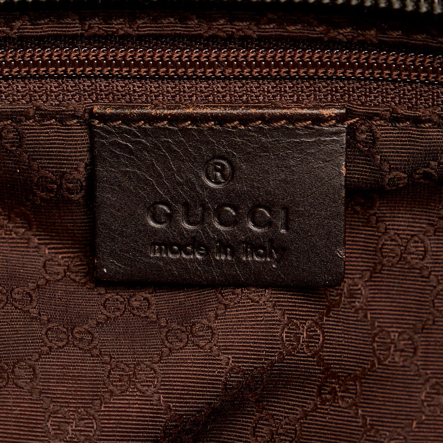 Gucci Web Canvas Tote Bag