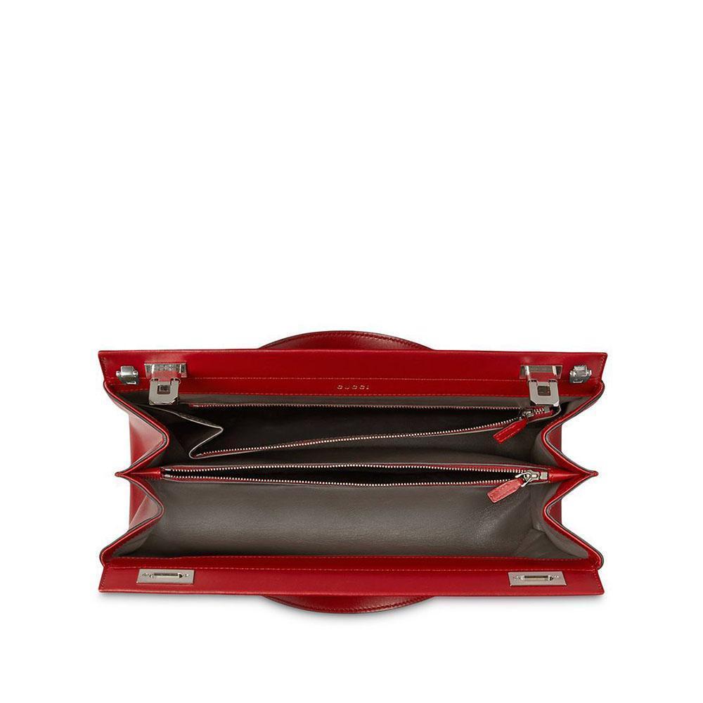 Gucci Zumi Women's Handbag Red  Smooth Calf-Skin Leather Shoulder Bag