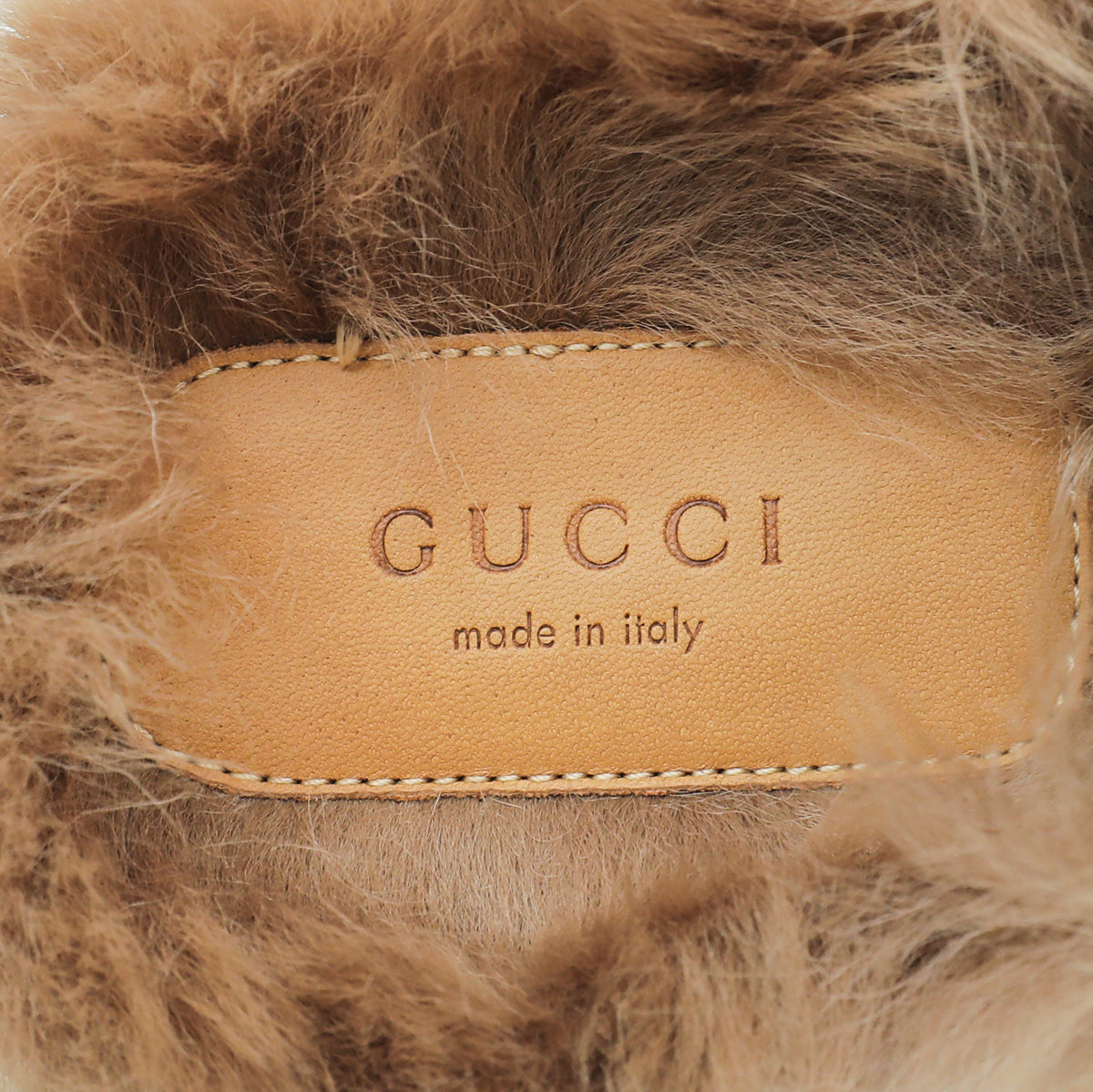 Gucci Blue Velvet Fur Princetown Mules 39.5