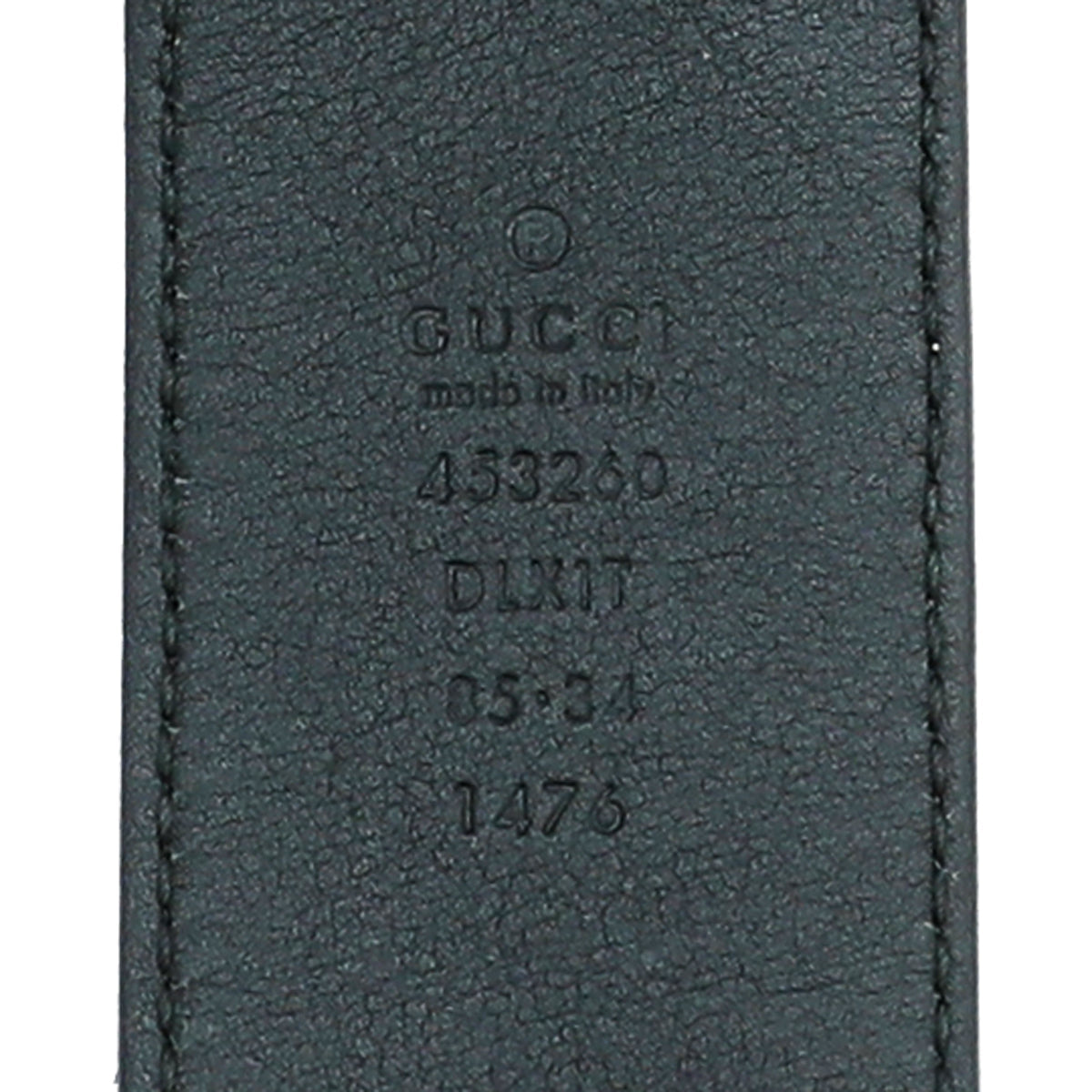 Gucci Black Double G Pearl Belt 34