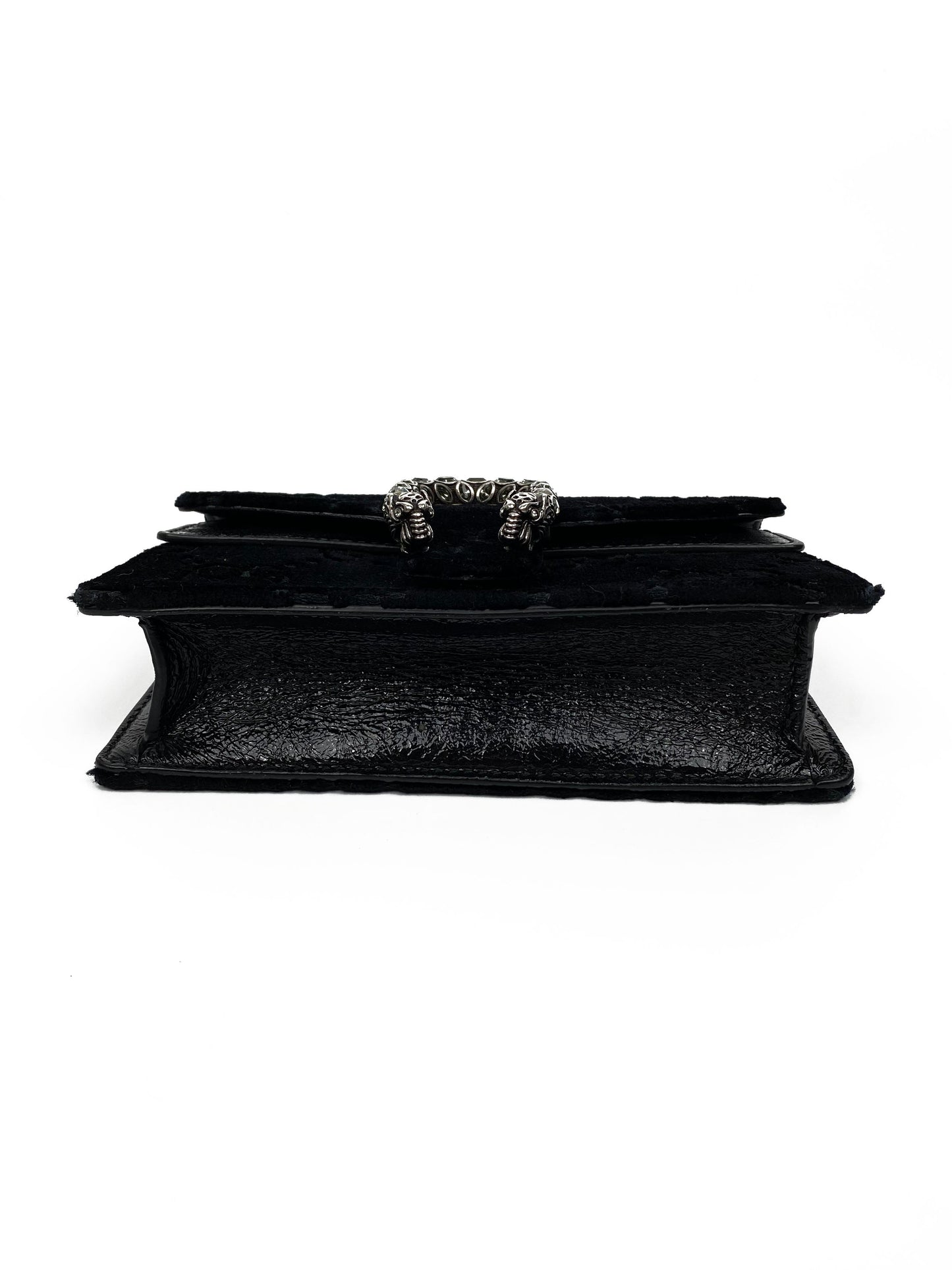 Gucci Black Mini Velvet Dionysus Bag