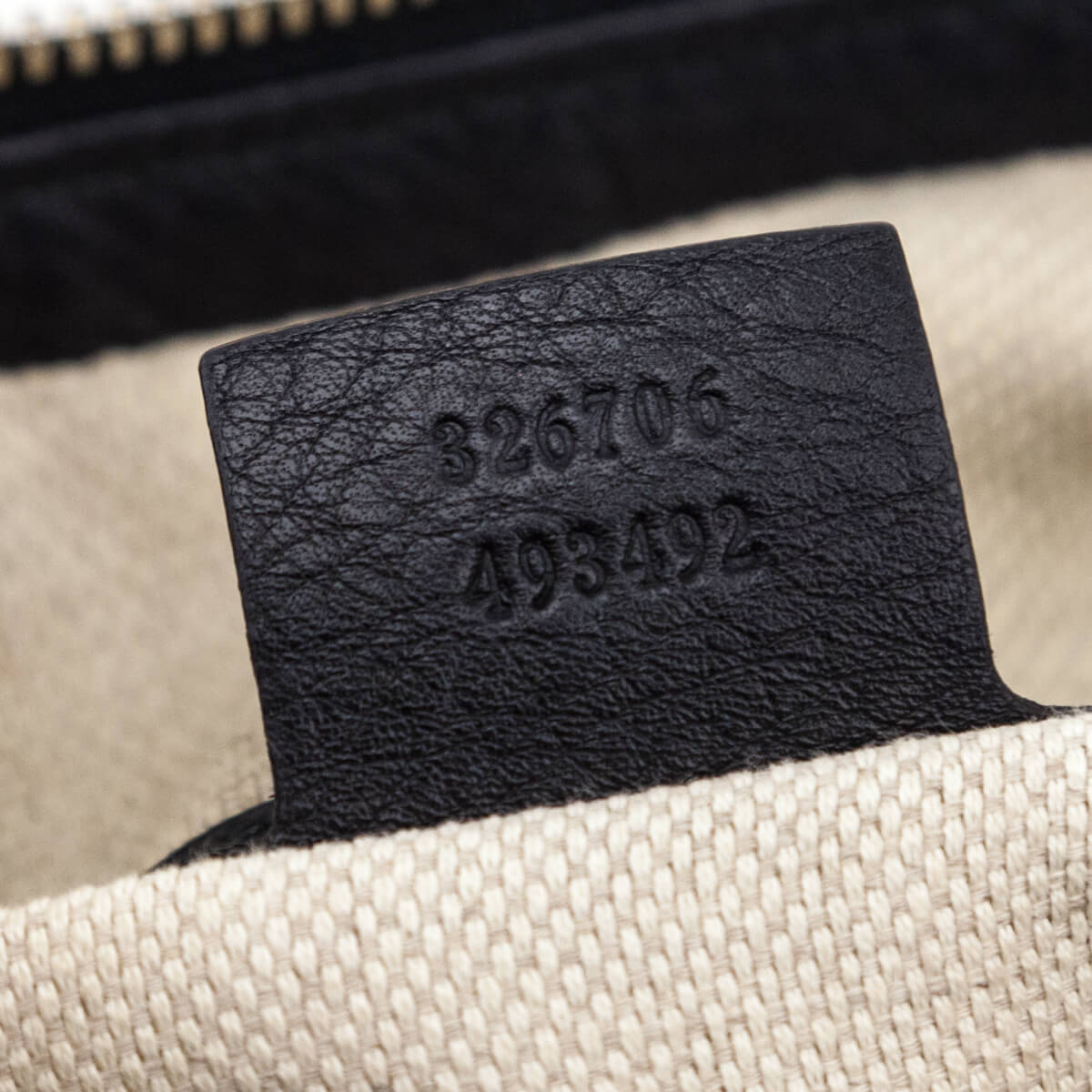Gucci Black Pebbled Calfskin Soho Chain Hobo