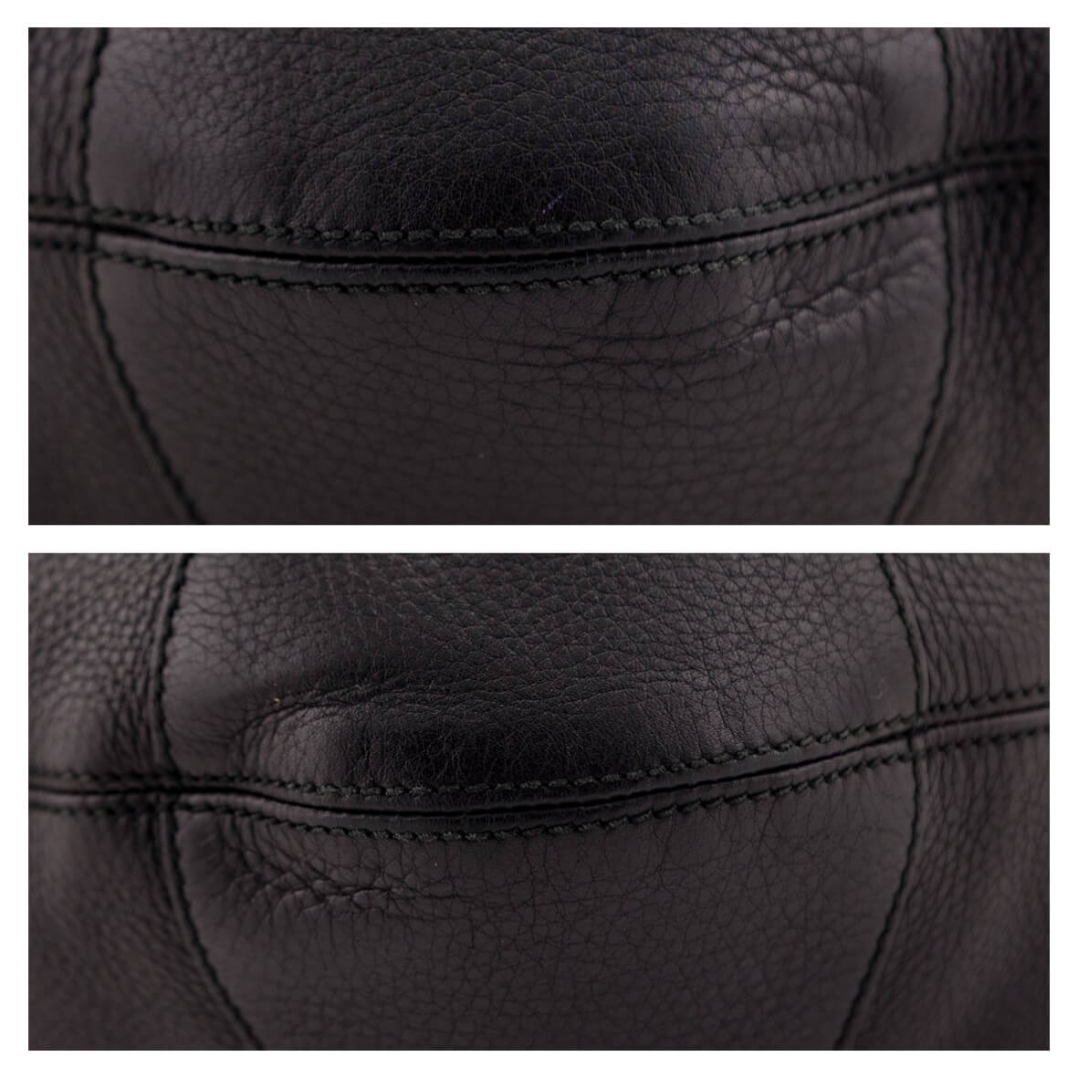 Gucci Black Pebbled Calfskin Soho Chain Hobo