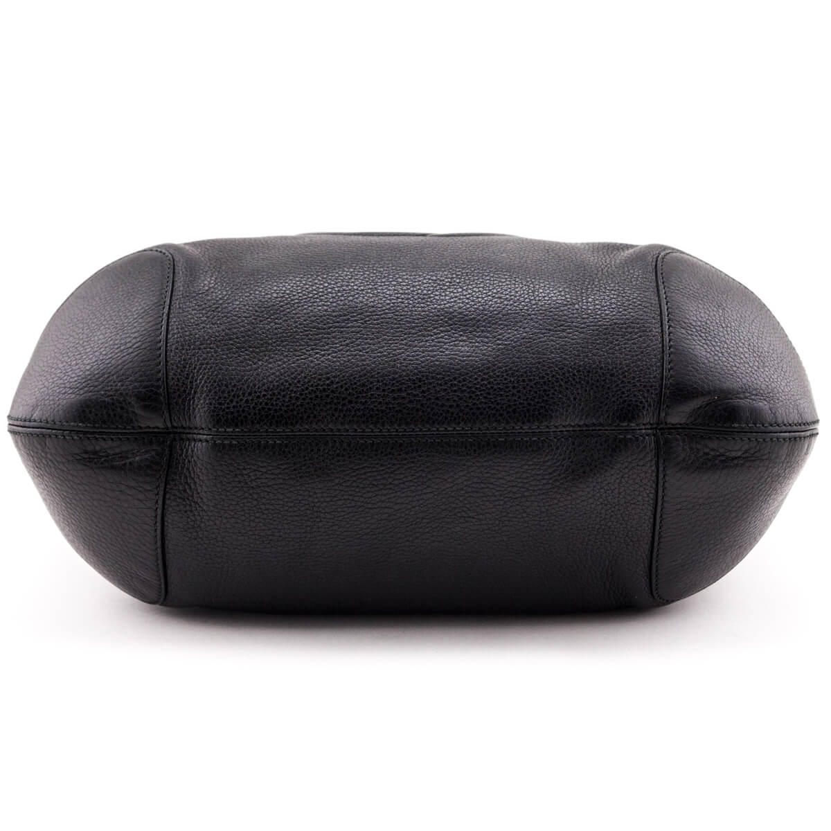 Gucci Black Pebbled Calfskin Soho Chain Hobo