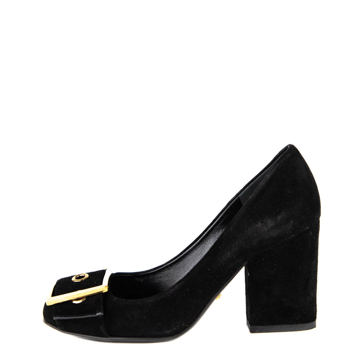 Gucci Black Suede Buckle Pumps Size 5 | EU 35
