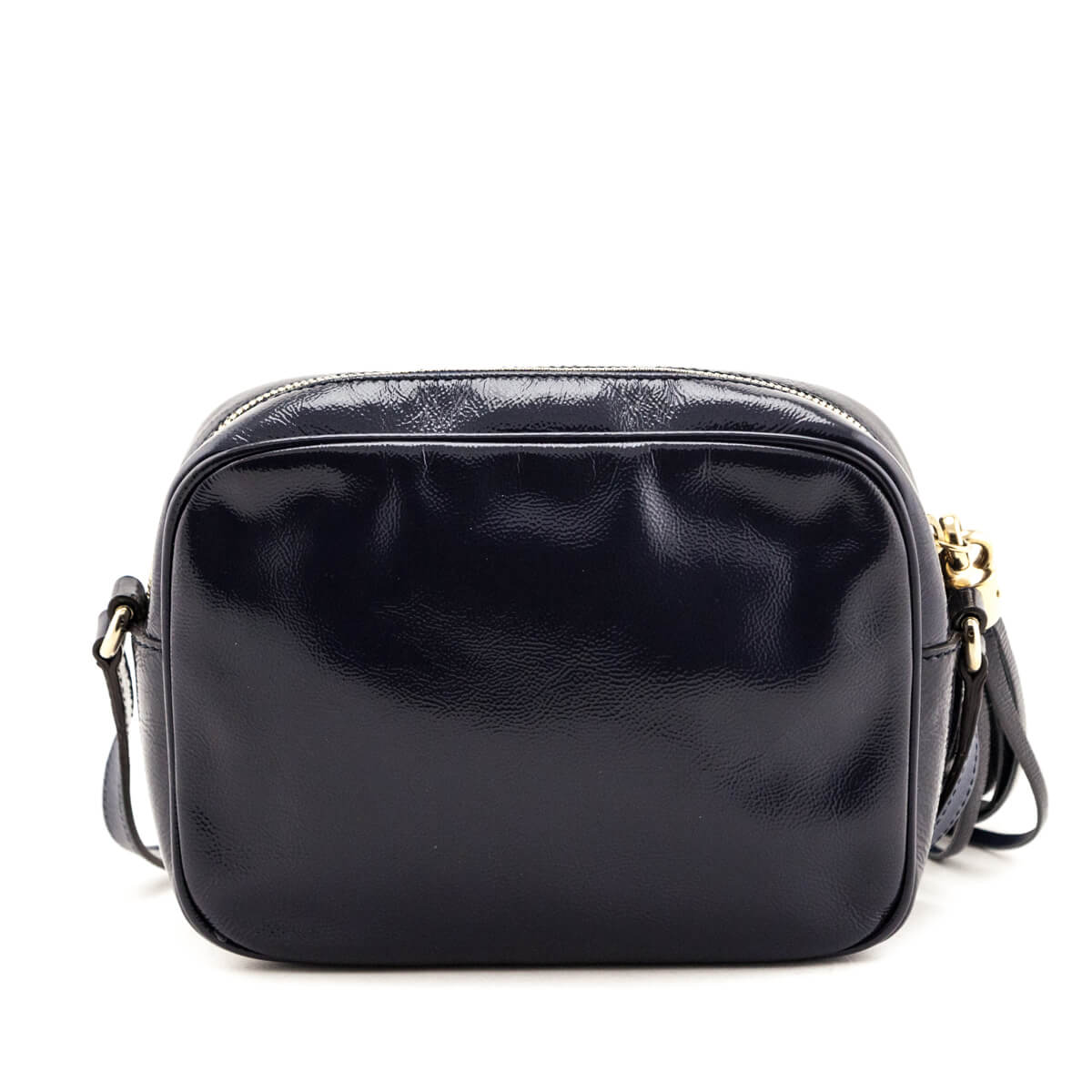 Gucci Blue Patent Soho Disco Bag