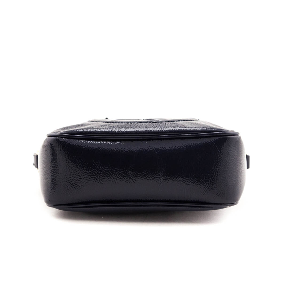 Gucci Blue Patent Soho Disco Bag