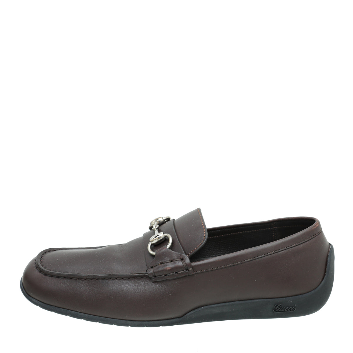 Gucci Brown Horsebit Moccasin Loafer 40