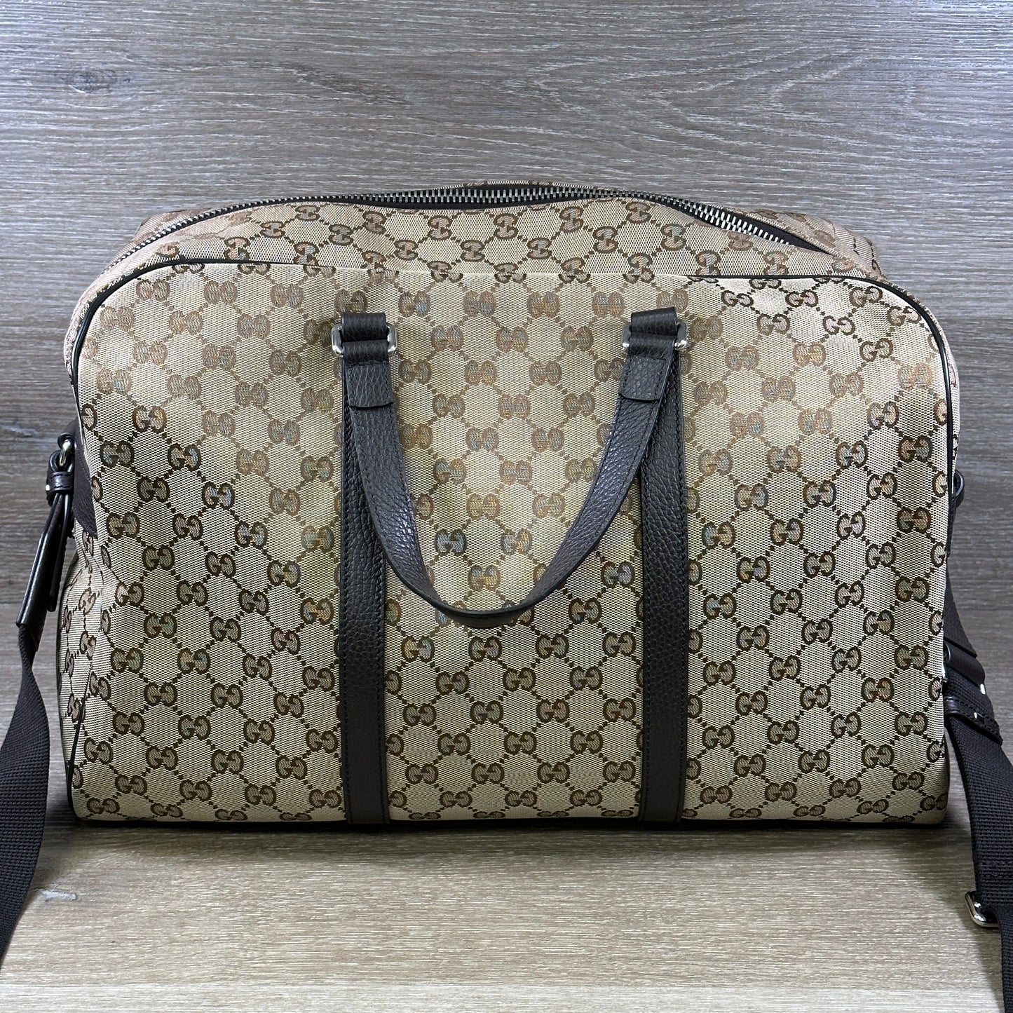 Gucci GG Supreme Canvas Boston Duffle