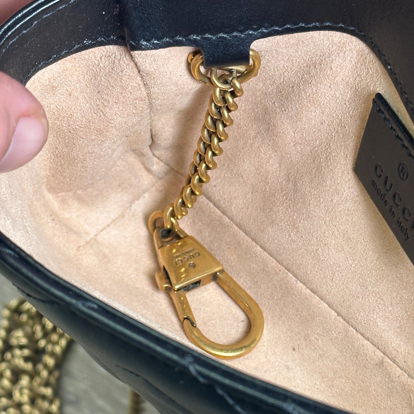 Gucci GG Marmont Super Mini Bag - Black